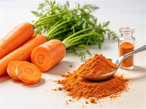 Guia de formulação de alimentos: como selecionar cenoura em pó com alto teor de beta-caroteno